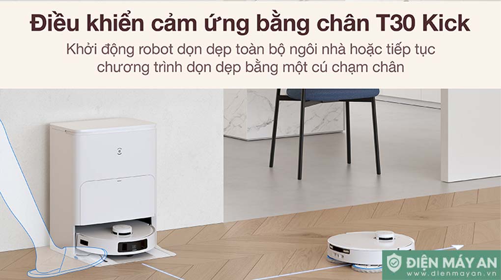 Robot hút bụi lau nhà Ecovacs Deebot T30S KR